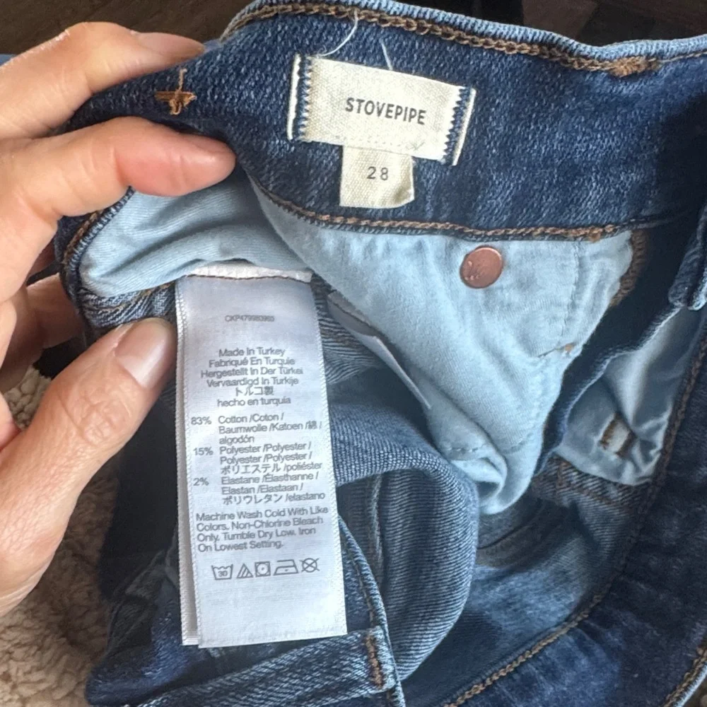 Madewell stovepipe jeans